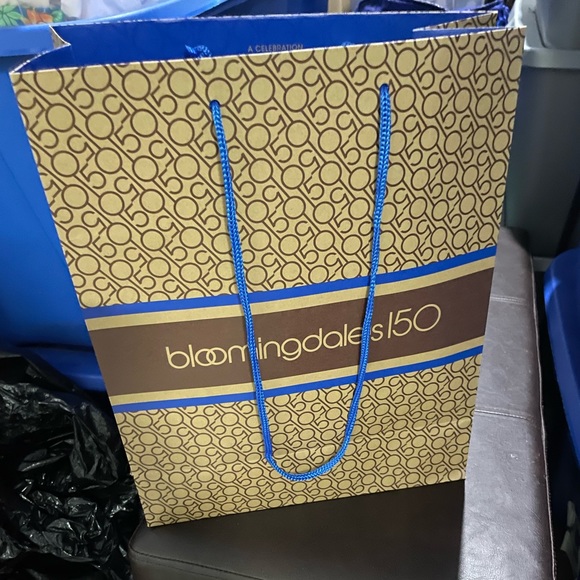 Bloomingdale's Bags Nwot Tan Blue Bloomingdales 5th Anniversary